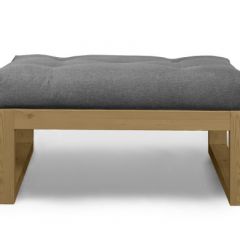 Пуф DEmoku СТ (Серебристо-серый/Холодный серый) в Тарко-Сале - tarko-sale.mebel24.online | фото