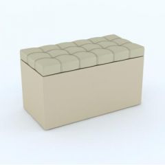 Пуф КВАДРО тип 2 Бежевый в Тарко-Сале - tarko-sale.mebel24.online | фото