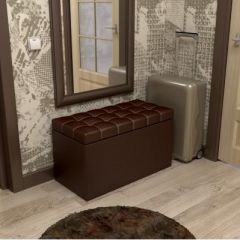 Пуф КВАДРО тип 2 Коричневый в Тарко-Сале - tarko-sale.mebel24.online | фото