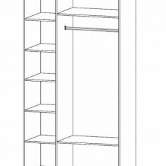 ГАММА Шкаф 3-х створчатый в Тарко-Сале - tarko-sale.mebel24.online | фото 2