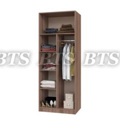 Шкаф 2-х створчатый с перегородкой (венге/лоредо) в Тарко-Сале - tarko-sale.mebel24.online | фото 2