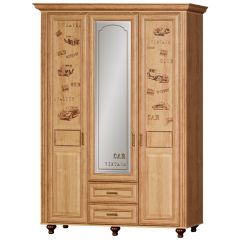 Шкаф 3-х дверный №863 "Ралли" в Тарко-Сале - tarko-sale.mebel24.online | фото