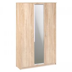 Шкаф 3-х створчатый Дуэт Люкс с зеркалом в Тарко-Сале - tarko-sale.mebel24.online | фото 3