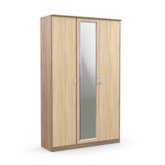 Шкаф 3-х створчатый Дуэт Люкс с зеркалом в Тарко-Сале - tarko-sale.mebel24.online | фото 5
