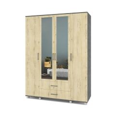 ЕВА Шкаф 4-х дверный Е43 в Тарко-Сале - tarko-sale.mebel24.online | фото 7