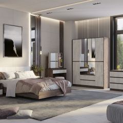 Шкаф 4х створчатый НКМ Милана секция №22 в Тарко-Сале - tarko-sale.mebel24.online | фото 3