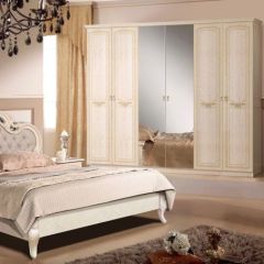 Шкаф 6-ти дверный с зеркалами (08.246) Ирина (беж) в Тарко-Сале - tarko-sale.mebel24.online | фото 3