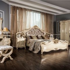 Шкаф 6-ти створчатый Джоконда (крем) в Тарко-Сале - tarko-sale.mebel24.online | фото 3