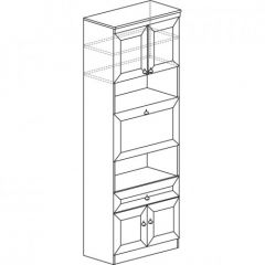 Шкаф барный №605 "Инна" Денвер светлый в Тарко-Сале - tarko-sale.mebel24.online | фото 2