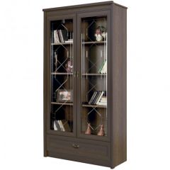 Шкаф для книг №667 "Флоренция" Дуб оксфорд в Тарко-Сале - tarko-sale.mebel24.online | фото