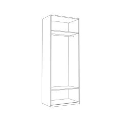 Шкаф для одежды 13.329 Валенсия в Тарко-Сале - tarko-sale.mebel24.online | фото 2