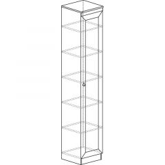 Шкаф для посуды №602 "Инна" Денвер светлый в Тарко-Сале - tarko-sale.mebel24.online | фото 3