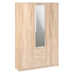 Шкаф комбинированный Дуэт Люкс с зеркалом в Тарко-Сале - tarko-sale.mebel24.online | фото 2