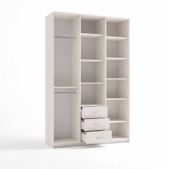 Шкаф комбинированный Дуэт Люкс с зеркалом в Тарко-Сале - tarko-sale.mebel24.online | фото 7