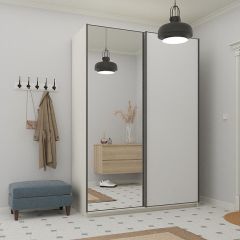 Шкаф-купе 1400 серии SOFT D1+D3+B2+PL1 (2 ящика+1штанга) профиль «Графит» в Тарко-Сале - tarko-sale.mebel24.online | фото 4
