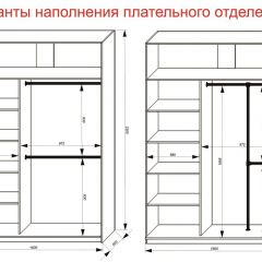 Шкаф-купе 1600 серии SOFT D6+D4+B2+PL2 (2 ящика+1штанга+1 полка) профиль «Капучино» в Тарко-Сале - tarko-sale.mebel24.online | фото 9