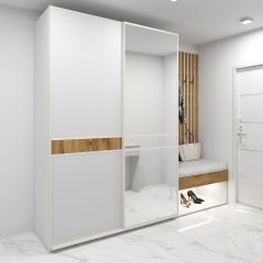 Шкаф-купе 1600 серии SOFT D6+D4+B2+PL2 (2 ящика+1штанга+1 полка) профиль «Капучино» в Тарко-Сале - tarko-sale.mebel24.online | фото 5