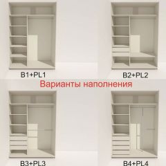 Шкаф-купе 1600 серии SOFT D6+D4+B2+PL2 (2 ящика+1штанга+1 полка) профиль «Капучино» в Тарко-Сале - tarko-sale.mebel24.online | фото 7