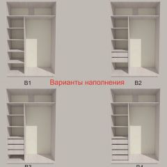 Шкаф-купе 1700 серии SILVER S3+S4+B2+PL4 (2 ящика+F обр.штанга) профиль «Серебро» в Тарко-Сале - tarko-sale.mebel24.online | фото 5