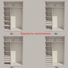 Шкаф-купе 1700 серии SILVER S4+S3Z+B2+PL1 (2 ящика+1 штанга) профиль «Серебро» в Тарко-Сале - tarko-sale.mebel24.online | фото 5