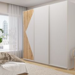 Шкаф-купе 2100 серии SOFT D7+D3+D3+B22+PL4 (по 2 ящика лев/прав+2штанги) профиль «Капучино» в Тарко-Сале - tarko-sale.mebel24.online | фото