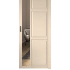Шкаф-купе 2150 серии NEW CLASSIC K5+K5+K5+B22+PL3 (по 2 ящика лев/прав+1 штанга+1полка) профиль «Капучино» в Тарко-Сале - tarko-sale.mebel24.online | фото 13