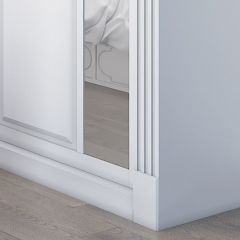 Шкаф-купе 2150 серии NEW CLASSIC K6Z+K1+K6+B22+PL2(по 2 ящика лев/прав+1 штанга+1 полка) профиль «Капучино» в Тарко-Сале - tarko-sale.mebel24.online | фото 5