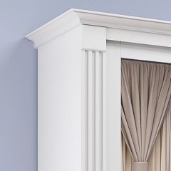 Шкаф-купе 2450 серии NEW CLASSIC K1+K1+K1+B22+PL4 (по 2 ящика лев/прав+F обр.штанга) профиль «Капучино» в Тарко-Сале - tarko-sale.mebel24.online | фото 4