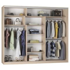 Шкаф-купе B-230х270х60-3 (2700) "Белла" в Тарко-Сале - tarko-sale.mebel24.online | фото