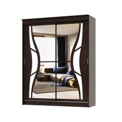 Шкаф-купе Бабочка 2.0 серия Альянс (Венге) в Тарко-Сале - tarko-sale.mebel24.online | фото