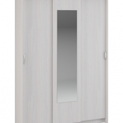 Шкаф-купе Бассо 1300 (Ясень Анкор светлый) в Тарко-Сале - tarko-sale.mebel24.online | фото