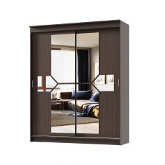Шкаф-купе Фаворит 1.8 серия Альянс (Венге) в Тарко-Сале - tarko-sale.mebel24.online | фото