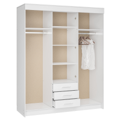 Шкаф-купе Фортуна (МОНО Белый) в Тарко-Сале - tarko-sale.mebel24.online | фото 2