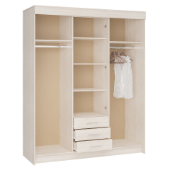 Шкаф-купе Фортуна (МОНО Ясень светлый) в Тарко-Сале - tarko-sale.mebel24.online | фото 2