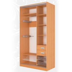 Шкаф-купе Жаклин 1200 вариант 2 (Зеркало/Зеркало) в Тарко-Сале - tarko-sale.mebel24.online | фото 3