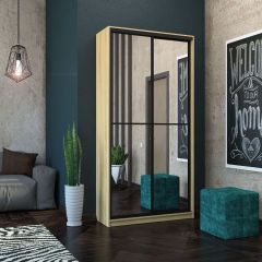 Шкаф-купе Лофт 1200 Шк12-47 (Дуб Сонома) в Тарко-Сале - tarko-sale.mebel24.online | фото 8