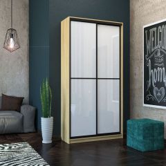 Шкаф-купе Лофт 1200 Шк12-60 (Дуб Сонома) в Тарко-Сале - tarko-sale.mebel24.online | фото 11