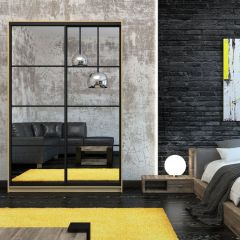 Шкаф-купе Лофт 1600 Шк16-47 (Дуб Сонома) в Тарко-Сале - tarko-sale.mebel24.online | фото 9