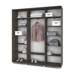 МАРТИН Шкаф-купе Анкор темный (2000*450)  М401 в Тарко-Сале - tarko-sale.mebel24.online | фото 2