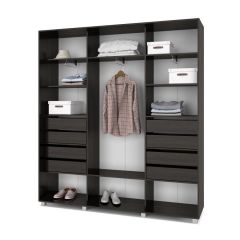 МАРТИН Шкаф-купе с зеркалами Венге (2000*450) М403 в Тарко-Сале - tarko-sale.mebel24.online | фото 4