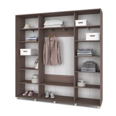МАРТИН Шкаф-купе Шимо темный (2200*450) М421 в Тарко-Сале - tarko-sale.mebel24.online | фото 2