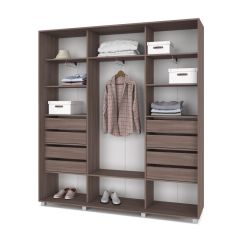 МАРТИН Шкаф-купе Шимо темный (2200*450) М421 в Тарко-Сале - tarko-sale.mebel24.online | фото 4