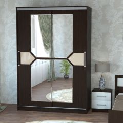 Шкаф-купе ПШ-2.9 1800 Фасад СТРЕЛКА (ВЕНГЕ стрелка беж) в Тарко-Сале - tarko-sale.mebel24.online | фото