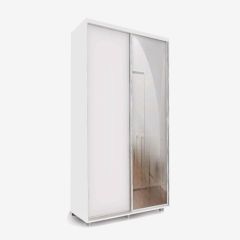 Шкаф-купе "Удачный" 2-хдвер. ОУ 12-6-01 (Белый) в Тарко-Сале - tarko-sale.mebel24.online | фото