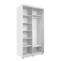 Шкаф-купе "Удачный" 2-хдвер. ОУ 12-6-01 (Белый) в Тарко-Сале - tarko-sale.mebel24.online | фото 2