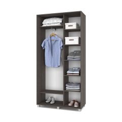 РОЛАНД Шкаф-купе Анкор темный (450*1100) Р411 в Тарко-Сале - tarko-sale.mebel24.online | фото 2
