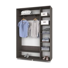 РОЛАНД Шкаф-купе Анкор темный (450*1500) Р451 в Тарко-Сале - tarko-sale.mebel24.online | фото 2