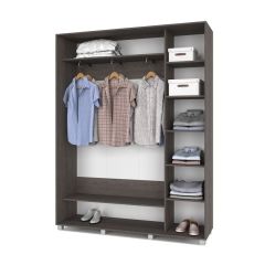 РОЛАНД Шкаф-купе Анкор темный (450*1700) Р471 в Тарко-Сале - tarko-sale.mebel24.online | фото 3