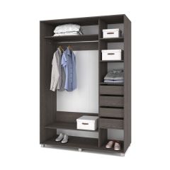 РОЛАНД Шкаф-купе Анкор темный (600*1800) Р681 в Тарко-Сале - tarko-sale.mebel24.online | фото 4