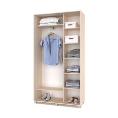 РОЛАНД Шкаф-купе Млечный дуб (450*1200) Р421 в Тарко-Сале - tarko-sale.mebel24.online | фото 2